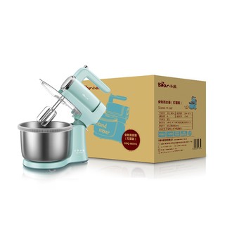 Máy đánh trứng, trộn bột, đánh kem 9 tốc độ Bear DDQ B03V1 (Bản nâng cấp của A40A1, đẹp hơn, hiệu quả hơn)