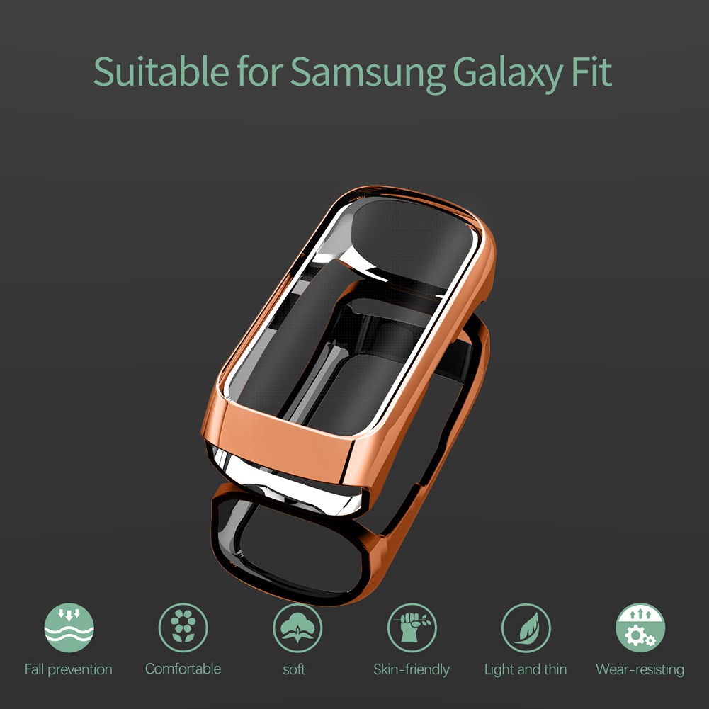 PUR 360° TPU Protector Case Cover Shell For Samsung Galaxy Fit SM-R370 Smart Bracelet Shell