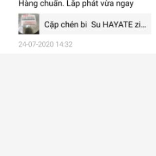 Cặp chén bi  Su HAYATE zin hãng