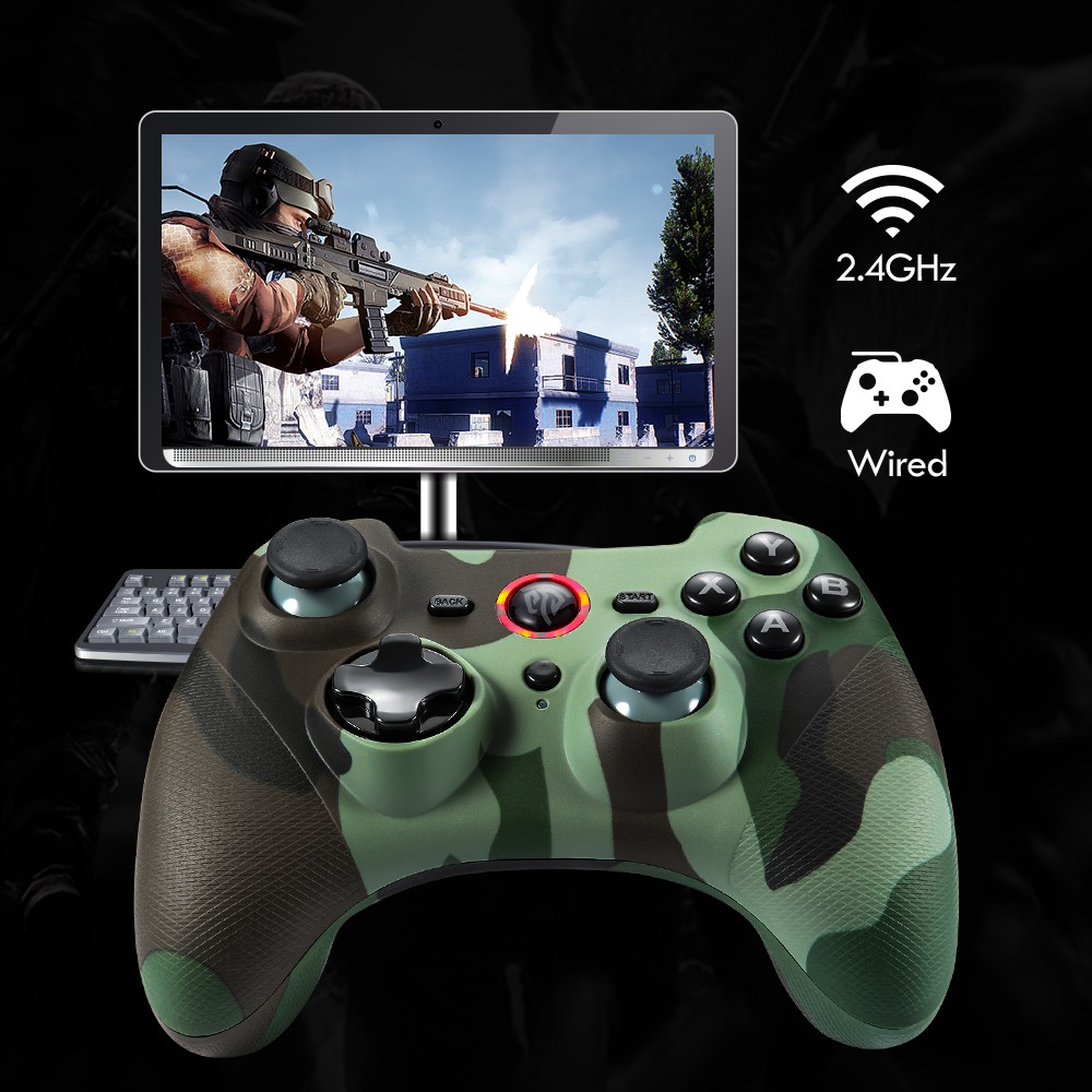 Tay Cầm Chơi Game Không Dây ESM-9101 Cho PC/PS3/TV Box/Joystick