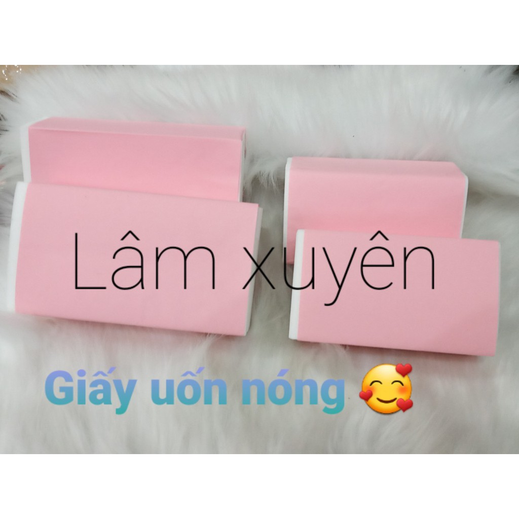 Giấy uốn nóng setting lớn nhỏ xấp hồng salon tóc nam nữ   😍😍FREESHIP 😍😍 chất bền, tiện lợi cao cấp chuyên dụng cho salon