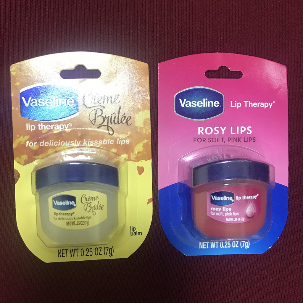 [SALE] [CAM KẾT 100% CHÍNH HÃNG] Sáp Dưỡng Môi Hồng VASELINE Lip Therapy Chống Khô Nứt, Thâm Môi