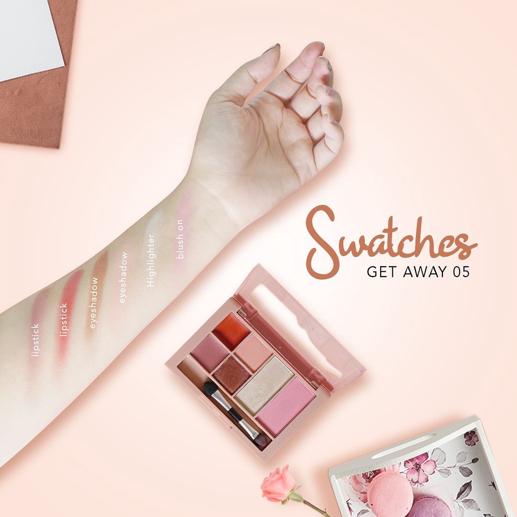 (hàng Mới Về) Bảng Phấn Trang Điểm Madame Gie Getaway | BigBuy360 - bigbuy360.vn