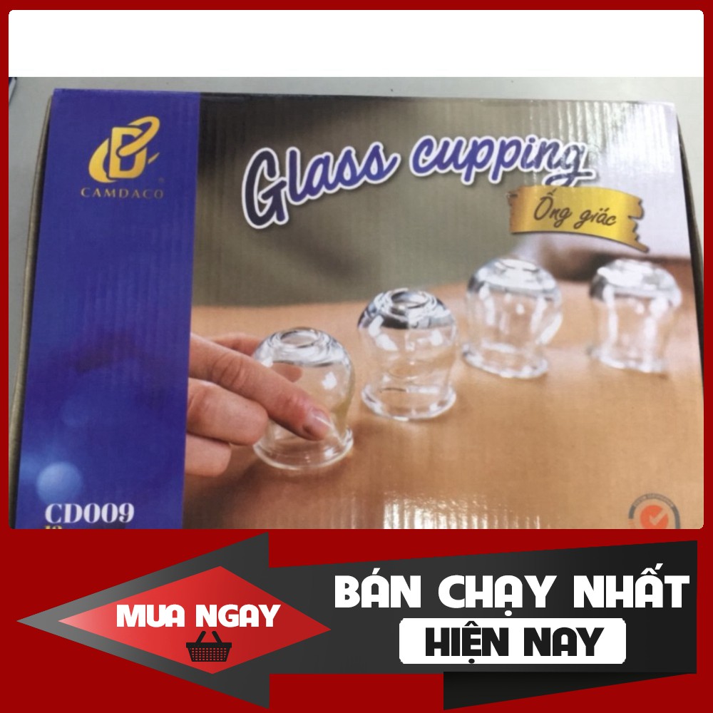 ỐNG GIÁC HƠI THỦY TINH DÙNG LỬA