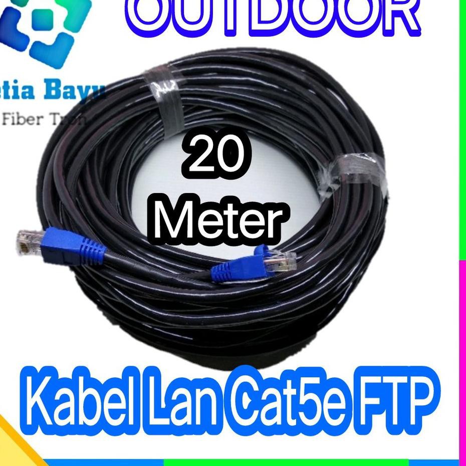 Dây Cáp Cắm Ngoài Trời Dài 20m Lan Cat5e Ftp Stp