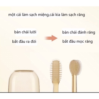 Bộ vệ sinh lưỡi cho bé