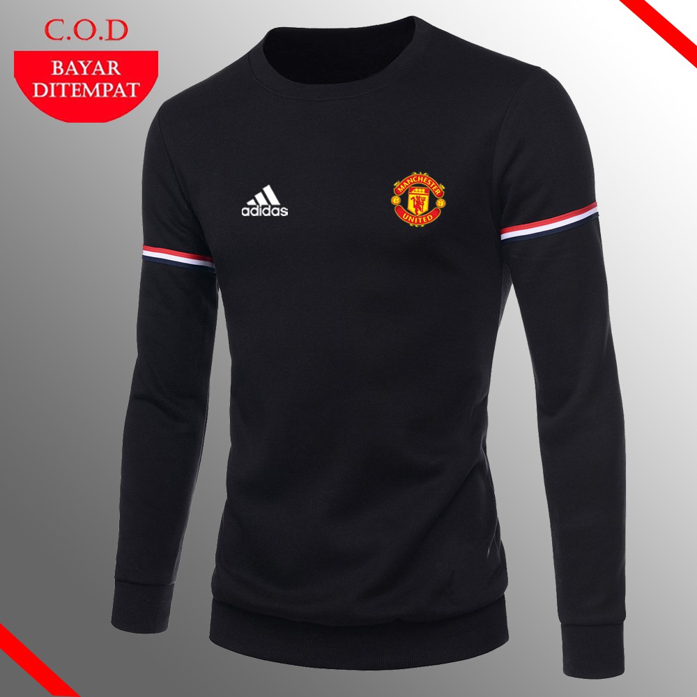 Áo Sweater Manchester United 100% dày dặn thoải mái in logo quả bóng đá | BigBuy360 - bigbuy360.vn