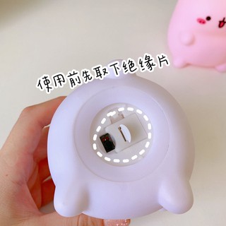 Đèn ngủ hình thỏ đáng yêu sẵn 2 màu trắng hồng đèn led thỏ molang Tom House
