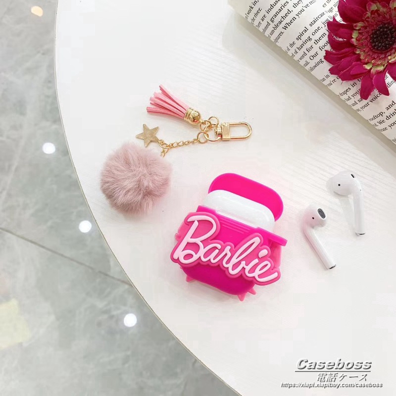 Vỏ Bảo Vệ Hộp Đựng Tai Nghe Airpods Pro 1 / 2 Hình Chữ Búp Bê Barbie Xinh Xắn