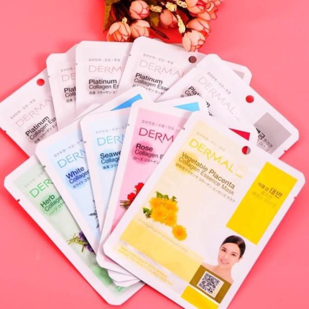 10 mặt nạ dưỡng da Collagen Dermal Hàn Quốc