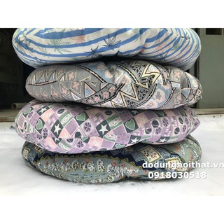 Nệm ngồi tròn nhấn nút phi 40 cm
