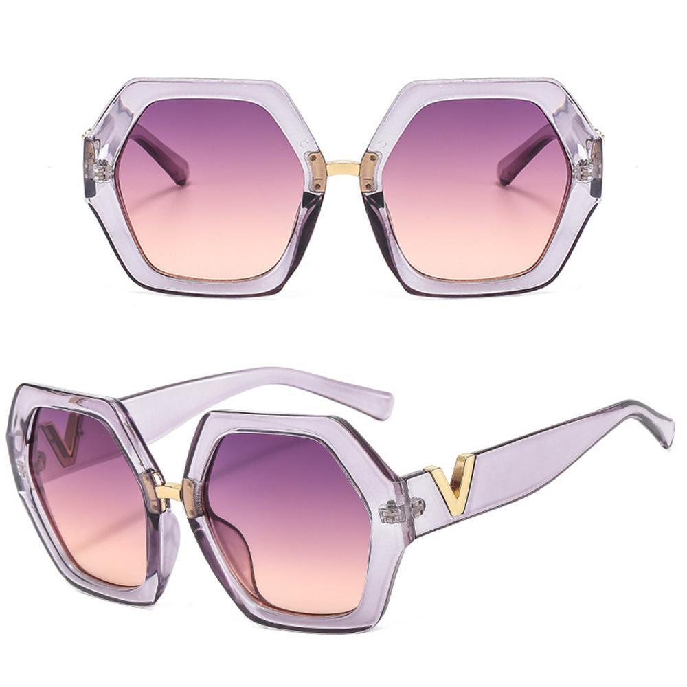 Kính Mát Oversized Chống Tia UV400 Cho Nữ