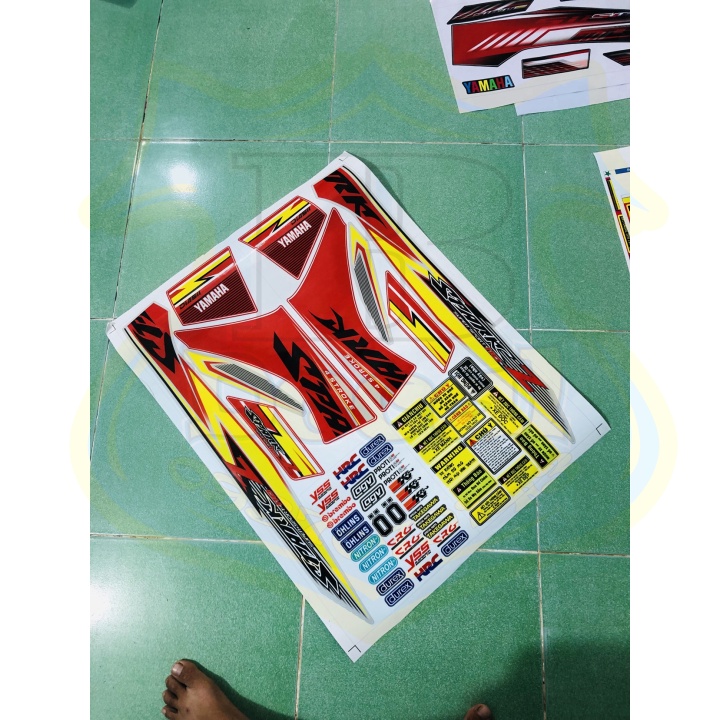 ( Quí khách vui lòng mang ra tiệm cho thợ dán ) Tem SIRIUS SPARK Z BẠC ĐỎ