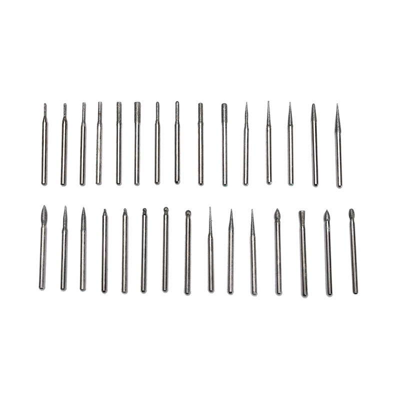 Bộ 30 Đầu Mài Mạ Điện 2.35/3mm