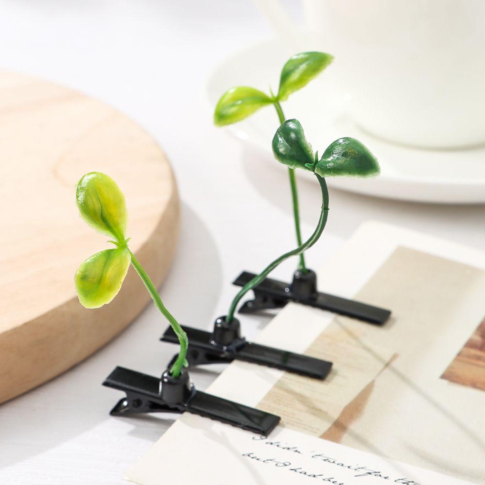 Set 10 Kẹp Tóc Cỏ Mini Trang Trí Tạo Kiểu Cho Bé