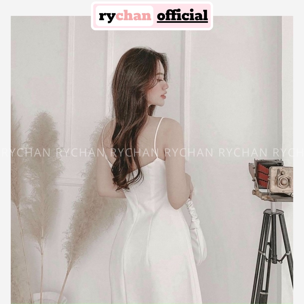 Đầm Nữ Dự Tiệc Dáng Dà Hai Dây Tôn Xương Quai Xanh Cực Đỉnh - DX9735