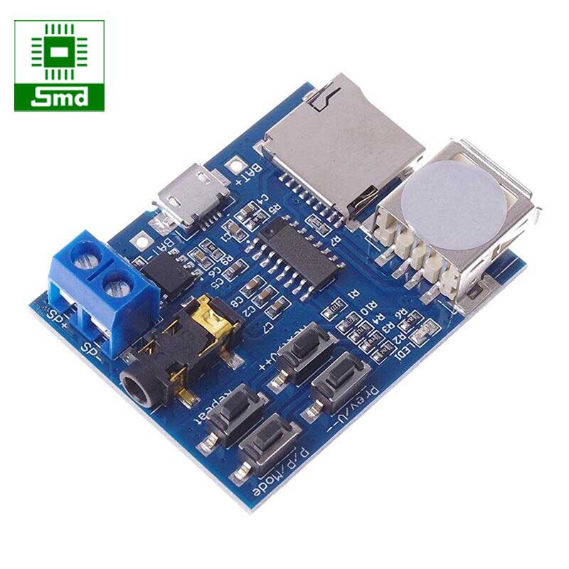 Module audio  phát nhạc MP3 từ thẻ nhớ và usb