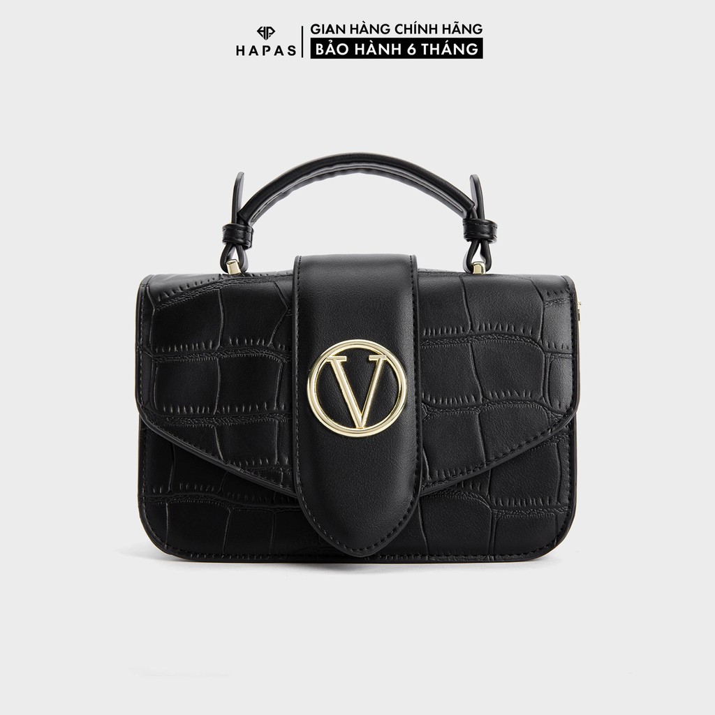 [Mã WABRWB24 giảm 30K đơn 99K] Túi Xách Nữ Đeo Chéo Khóa V Da Sần HAPAS - TST22183 | BigBuy360 - bigbuy360.vn