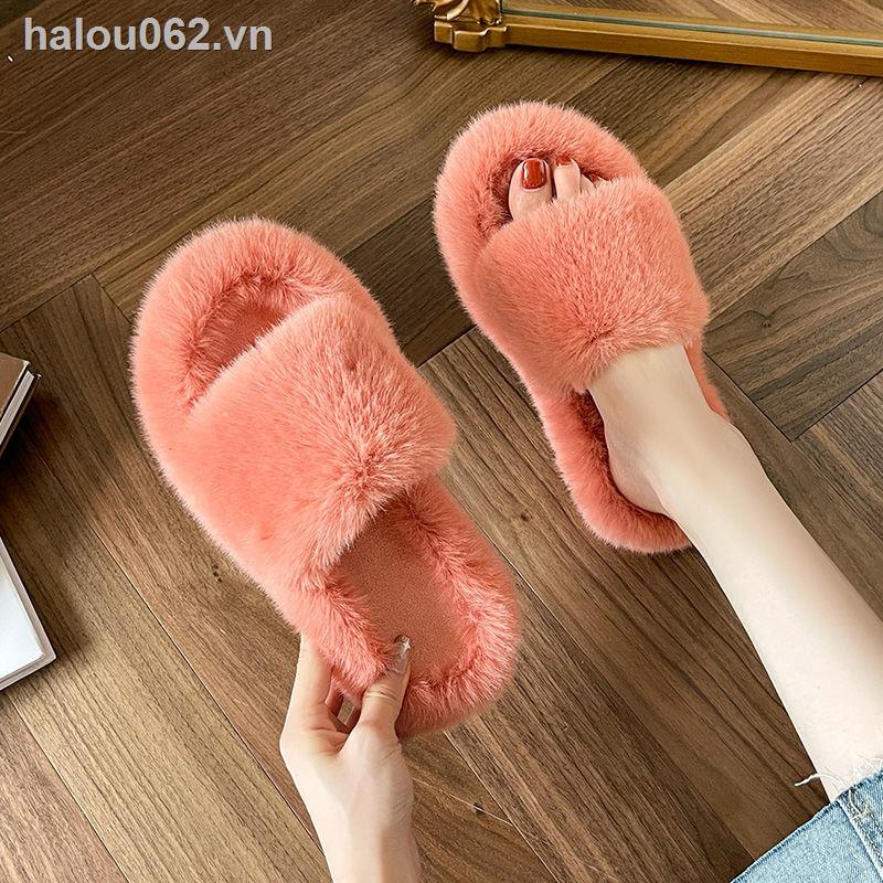 Dép Cotton Đế Dày Thời Trang Thu Đông Mới 2021