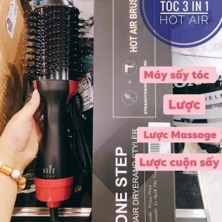 Bắc giang - máy uốn tóc tạo độ xoăn có sấy khí 3in1 one step - best seller tony