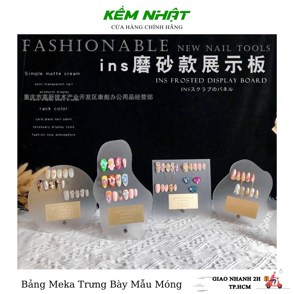 Bảng Meka Trưng Bày Mẫu Móng