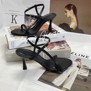 Sandal dây mảnh hh gót nhọn 6p ( đế xịn )