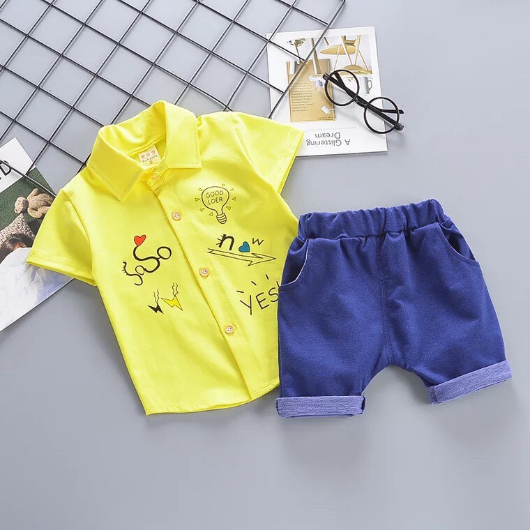 Set thời trang bé trai mùa hè SoSo [8-18kg]
