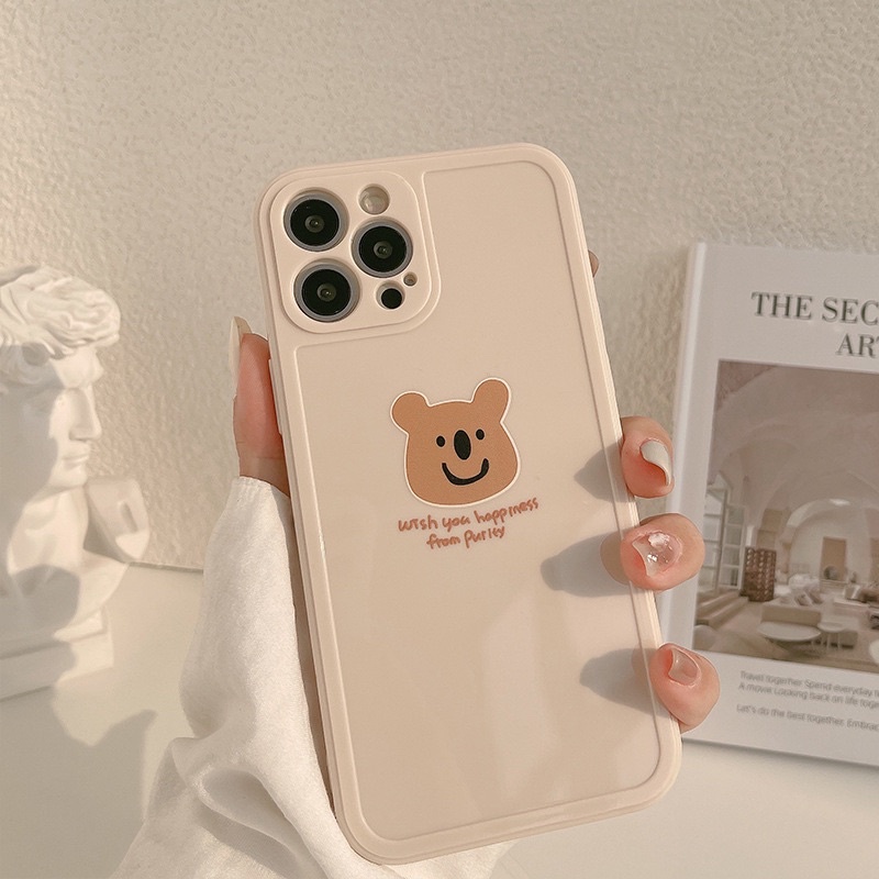 (SIÊU RẺ) Ốp iphone gấu nâu kèm giá đỡ 6/6plus/6s/6splus/7/7plus/8/8plus/x/xr/xs/11/12/13/pro/max/plus/promax