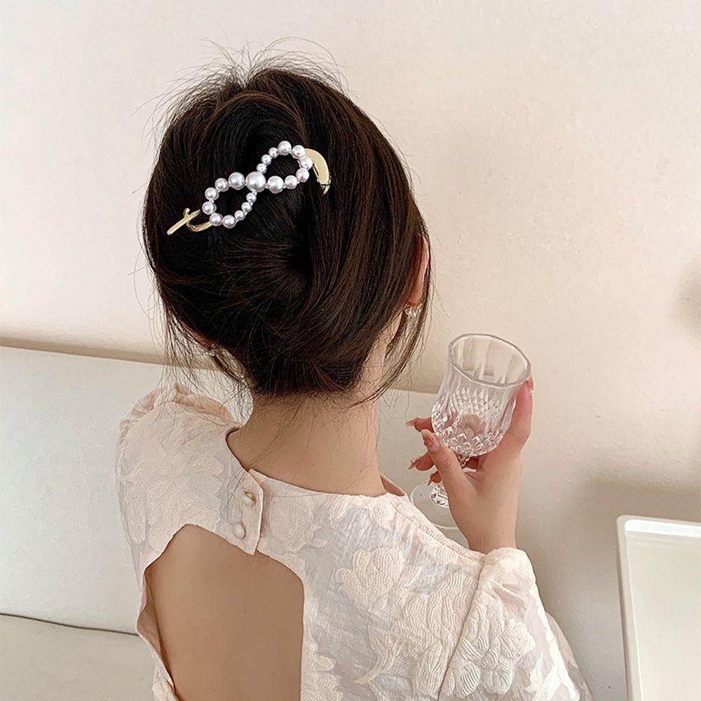 Kẹp Tóc Đuôi Ngựa Hình Quả Chuối / Nơ Xinh Xắn WMES15H Cho Nữ Giá Đỡ