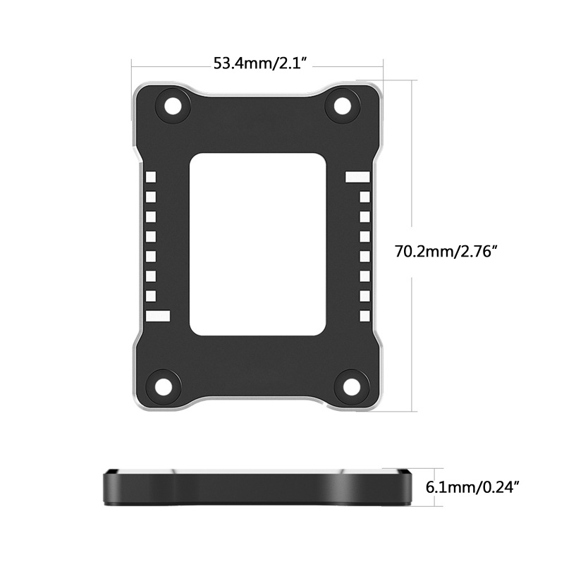 Khung Cố Định CPU Bằng Hợp Kim Nhôm Cho Intel 12th Gen LGA1700