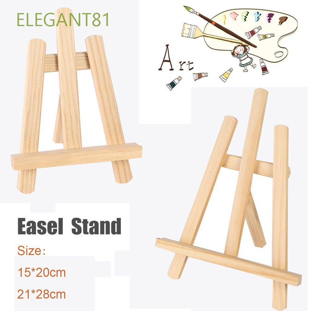 Giá Đỡ Bảng Vẽ / Danh Thiếp Bằng Gỗ Tinh Tế Có Thể Điều Chỉnh Trang Trí Bàn Học