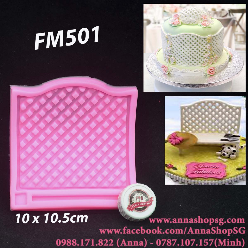 FM501 KHUÔN SILICON HÀNG RÀO VUÔNG