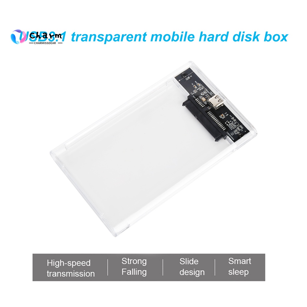 Hộp Đựng Ổ Cứng Ngoài 2.5 Inch Usb 3.1 Type-C Tốc Độ Cao Ốp | BigBuy360 - bigbuy360.vn