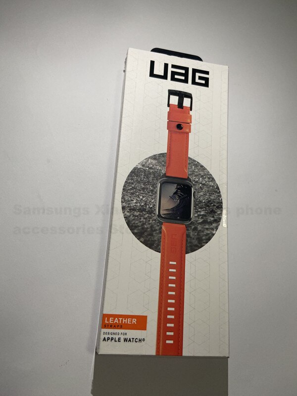 UAG Dây Đeo Bằng Da Mềm Cho Đồng Hồ Thông Minh Apple Watch 6 5 4 3 2 1 41mm 45mm 44mm 42mm / 40mm - 38mm