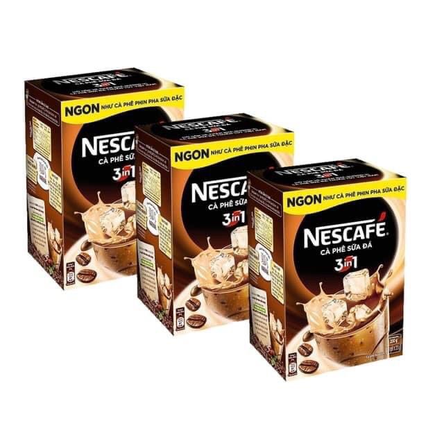 Hộp 10 gói nescaffe 3 in 1 sữa đá 200gr