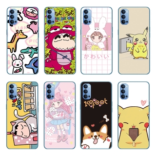 Ốp Điện Thoại TPU Mềm Chống Sốc In Hình Pikachu Hoạt Hình Cho OPPO Reno 4 5G / Reno4 Pro 4G