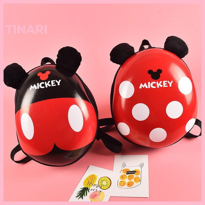 [Đồ Gia Dụng] Balo Trứng Cho Bé Hình Chuột MicKey Siêu Xinh