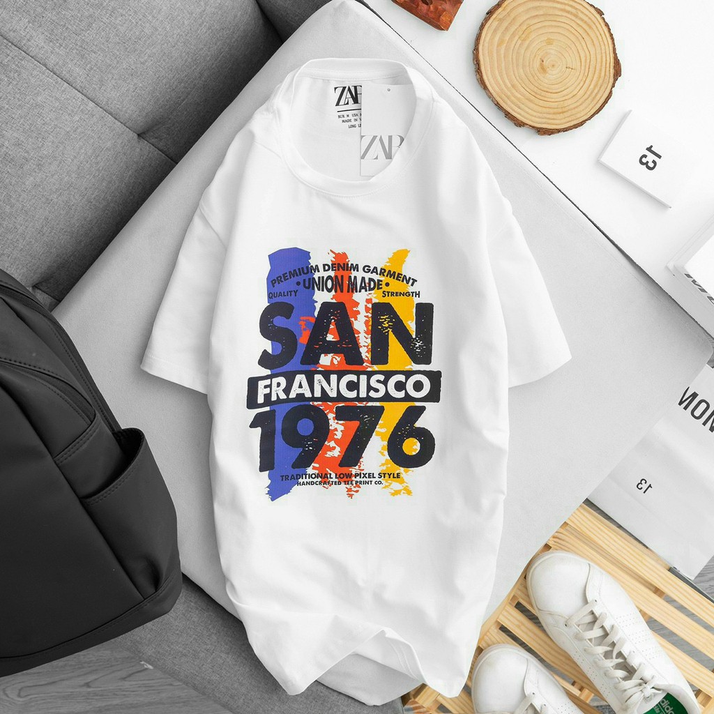 Áo Phông Nam Nữ Unisex Tay Ngắn USA Cotton 4 Chiều Local Brand Chính Hãng Áo Phông Có Big Size