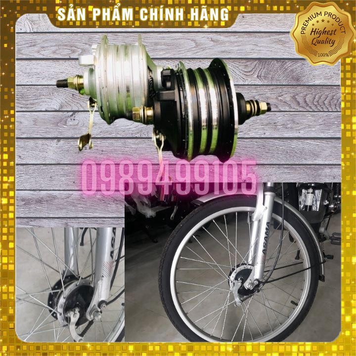 SHOP THẢO TÍN Đùm trước xe đạp điện bánh căm 20 - 22 CAM KẾT UY TÍN