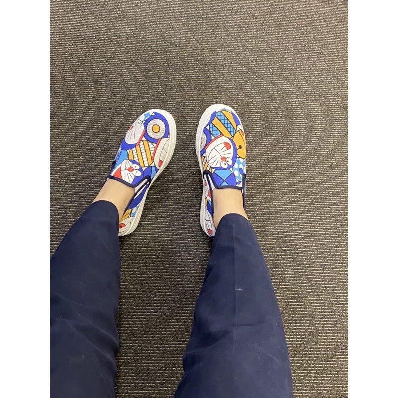 Giày slipon doraemon, doremon, kitty