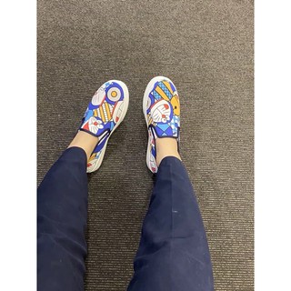giày slipon doraemon, doremon, kitty