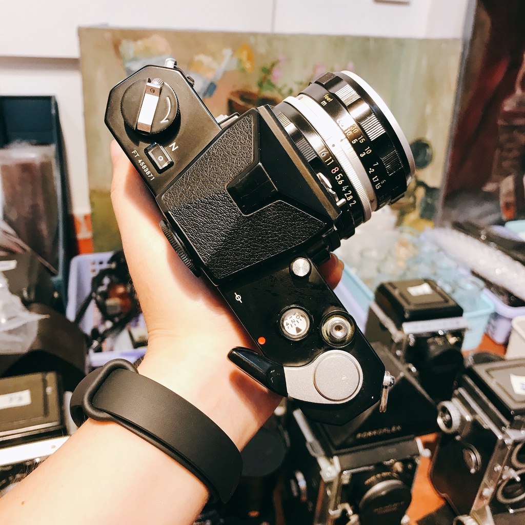 Máy ảnh film Nikon Nikomat FTN Black