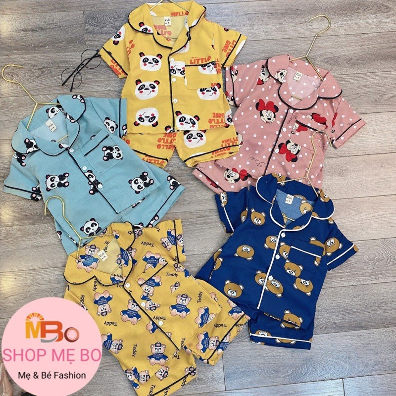 HOT TREND - Đồ Bộ PIJAMA bé gái THÔ ĐŨI siêu mềm