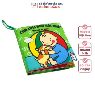 ⚡ Sách vải kích thích đa giác quan cho bé Luli đâu rồi?- Where is Luli?