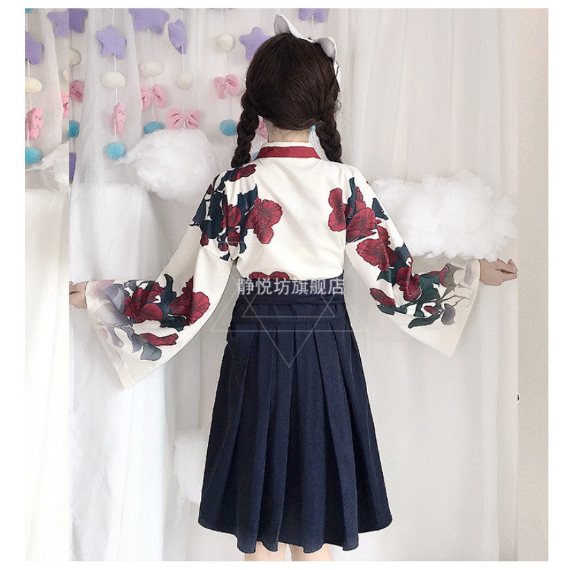 Set áo váy Hakama - Trà Hoa Chi Luyến