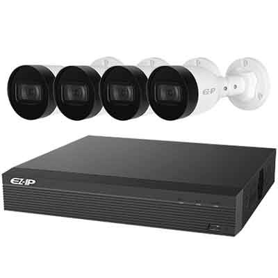 Kit Camera EZIP Dahua NVR 1B04HC-4P/E 4 Mắt B1B20 2.0 IP Cắm là chạy (Bảo hành 24 tháng)