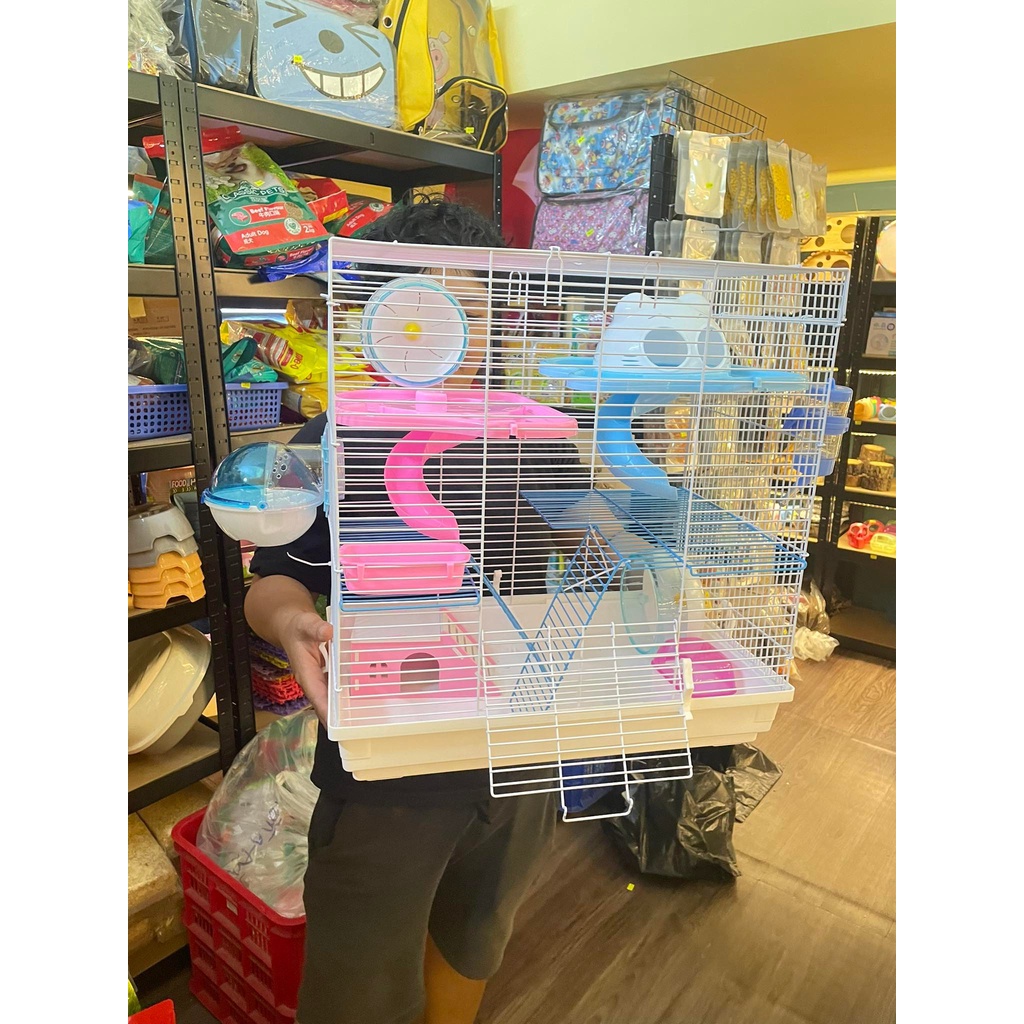 Lồng size đại 3 tầng  cho hamster,sóc,bọ ú,nhím kiểng .