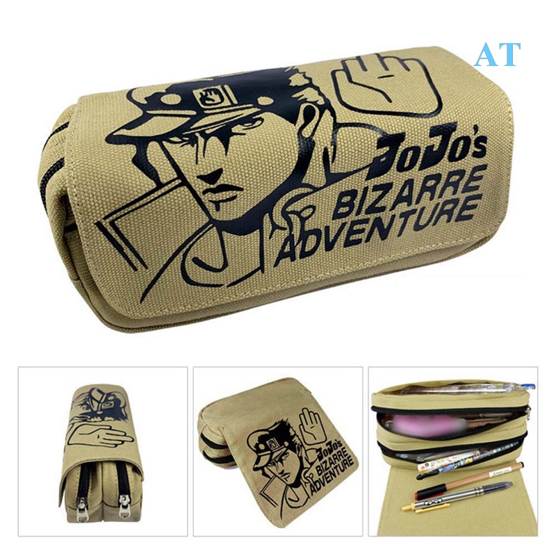Túi Đựng Bút In Hình Anime Jojo 'S Bizarre Adventure Độc Đáo Xinh Xắn