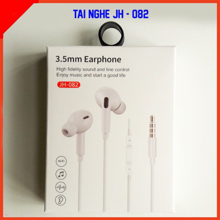 HOT Tai nghe nhét tai Earphone JH 082 có Mic cho iPhone / Laptop / Android / Máy Nghe Nhạc-TAIYOSHOP6