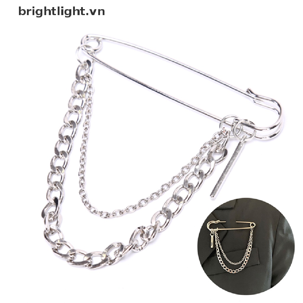 1 Huy Hiệu Cài Áo Hình Dây Xích Cổ Điển Thời Trang Unisex